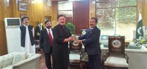 Meeting With Ex-Secretary Ministry of Kashmir Affairs & Gilgit Baltistan